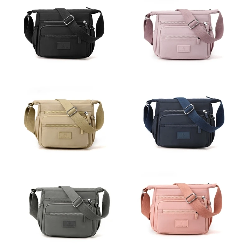 Compact and Practical Nylon Messenger Bag Crossbody Bags Conveniently Carry Your Items for Various Occasions