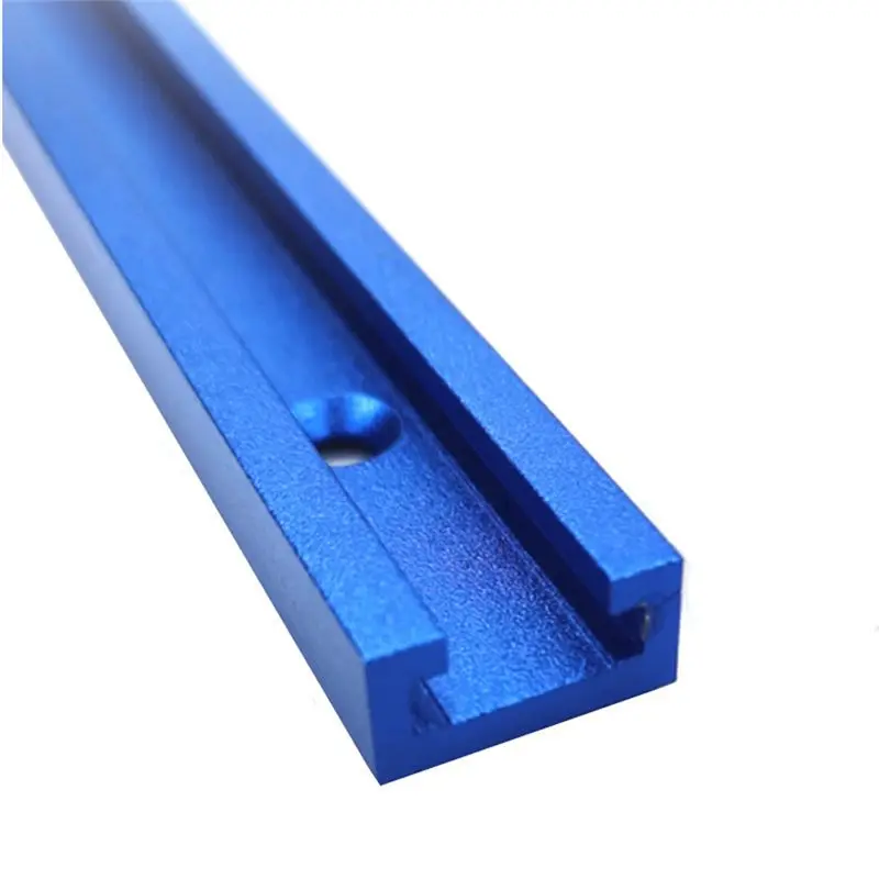 A01F-2Pcs 30 Type T-Track T-Slot Miter Track Jig Fixture Slot Connector Woodworking Chute Rail Carpentry Tools, Durable 30Cm