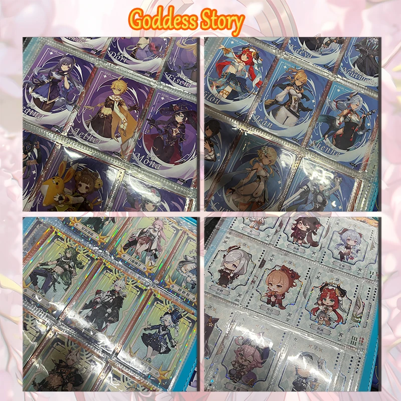

Аниме Goddess Story SSR UR DR card Yae Miko Raiden Shogun Keqing Fischl Shenhe Ganyu boy Коллекция игрушек на день рождения, рождественские подарки
