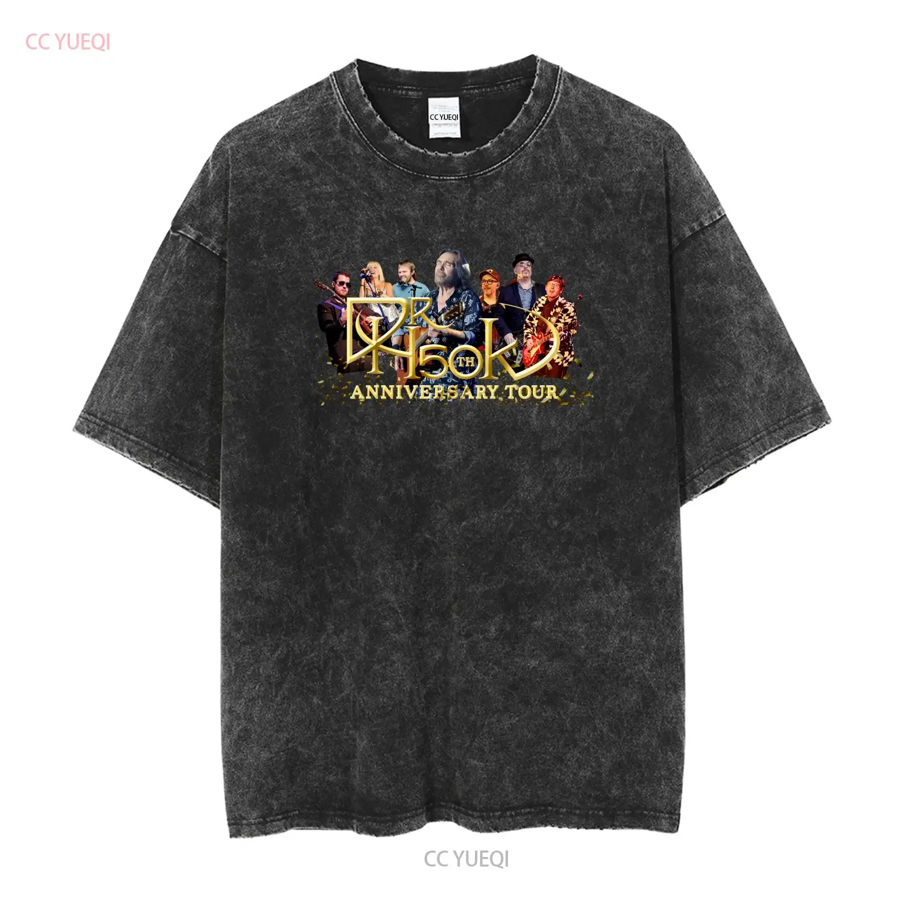 Dr Hook Band 50th Anniversary Vintage Style Unsiex T shirt Fan S 3XL vintage Washed designer clothes Stretched homme Unisex