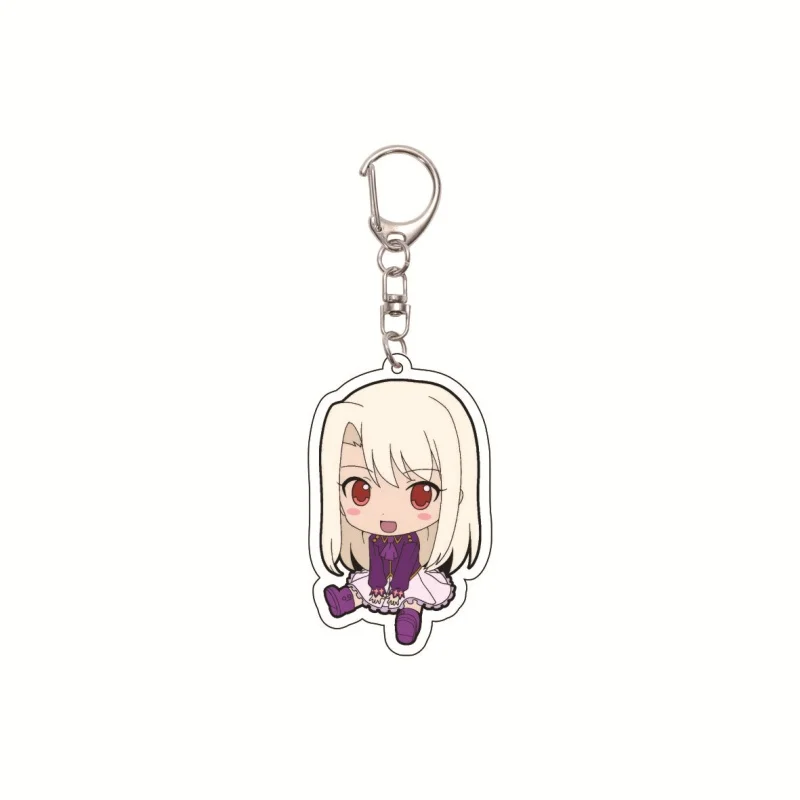Fate/Stay Night Fate/Grand Ornament Collection Order Characters Desktop Model Stand Anime HD Acrylic Key Ring Keychain Gifts 6CM