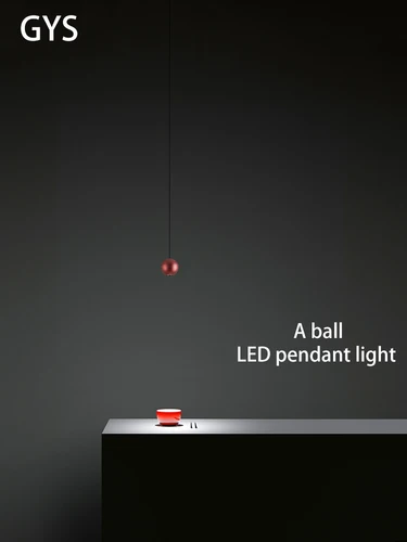 GYS LED 침대 옆 침실 펜던트 조명, 알루미늄 볼 스포트라이트, 북유럽 미니멀리스트 샹들리에 장식 테이블 램프, 가정 조명