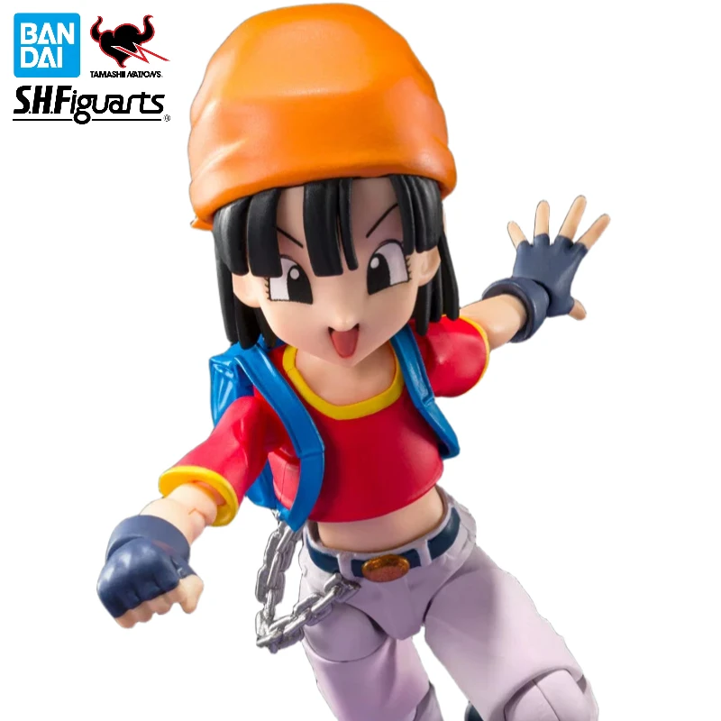 Nuevo en Stock, Figura de Acción BANDAI SHF Dragon Ball GT Pan & Radar Robot Giru, Edición Limitada, 9 cm, Regalo para Coleccionistas de Anime