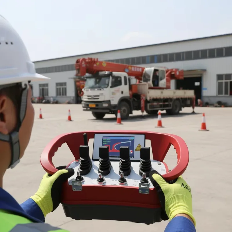 Intelligent Wireless Remote Control Truck-Mounted Cranes Manual-Automatic XCMG Customized Industrial IP65 100m Remote