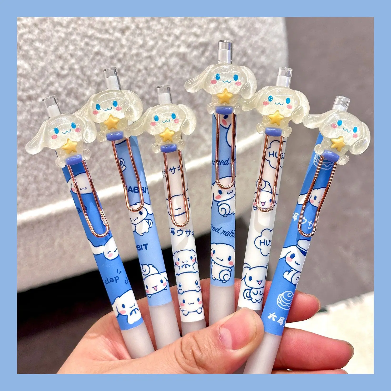 5 Buah Pena Bolpoin Kartun untuk Hellokitty Kuromi Cinnamoroll Alat Tulis Siswa Sekolah Pena Tanda Tulis