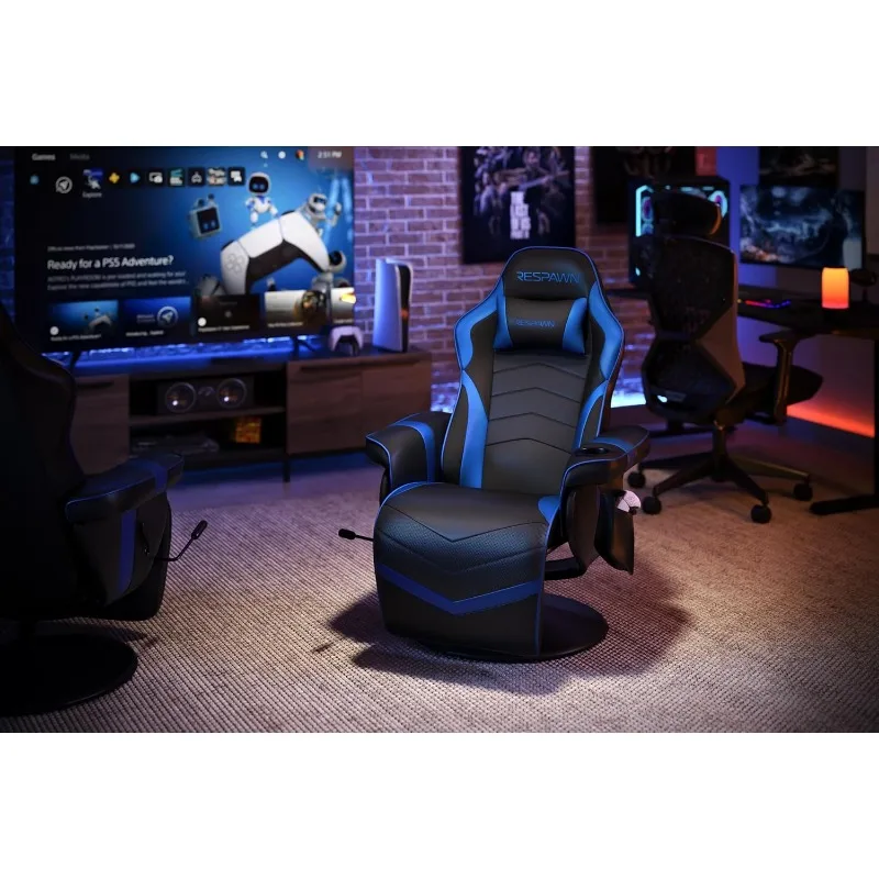 RESPAWN 900 Gaming Recliner - Video Games Console Recliner Chair, Computer Recliner, Adjustable Leg Rest and Recline