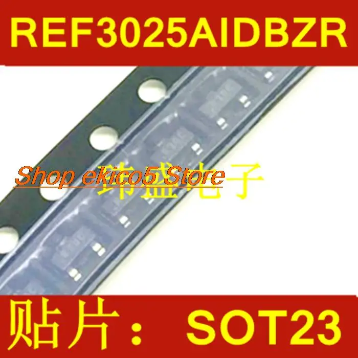 5pieces Original stock   REF3025AIDBZR SOT-23 2.5V 50ppm/ 