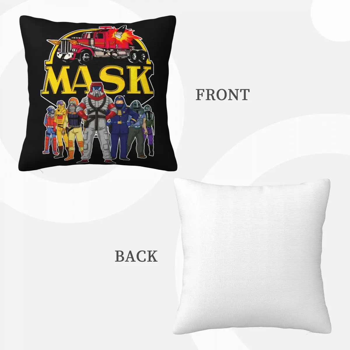 MASK Mug M A S K Cartoon Cars Vehicles Geek Nerd Indie 80S Comic Women Men Pillow Case