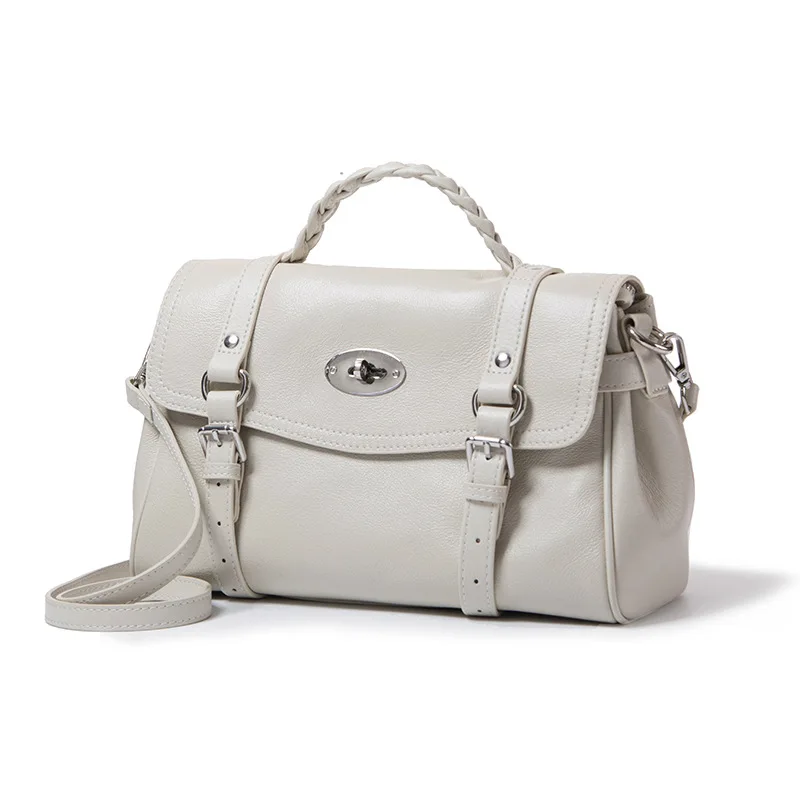 

Fashionable Genuine Leather Shoulder Bag 2025 New Ladies Cowhide Tote or Crossbody Bags Luxury Cow Leather Handbag