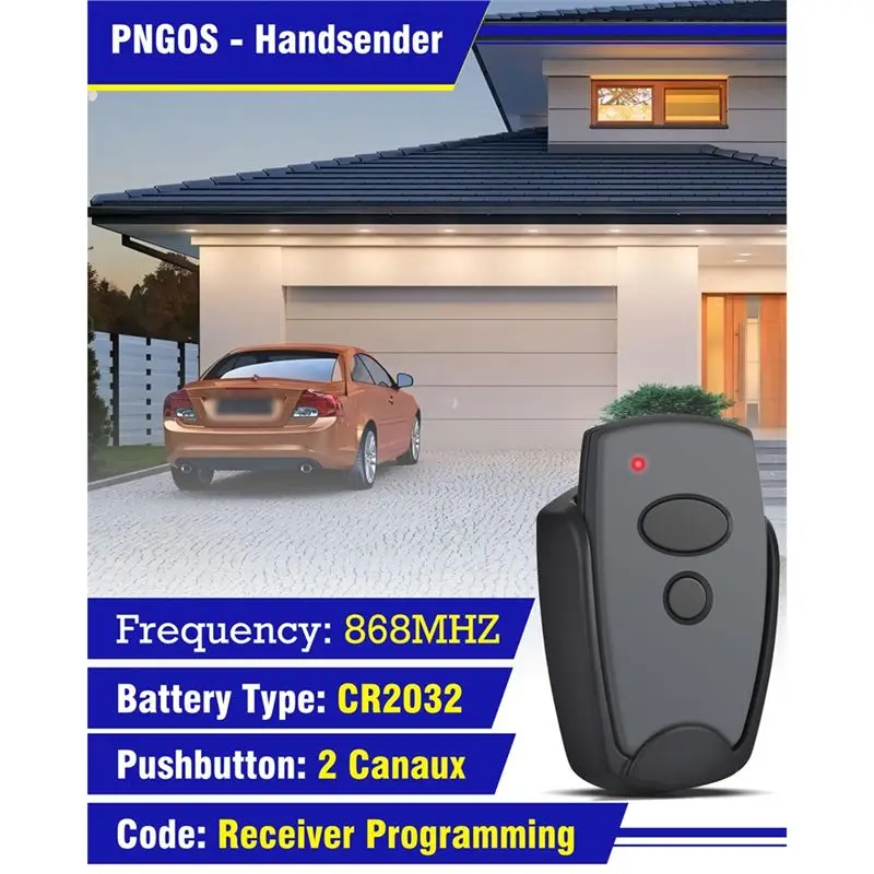 [NEW!A25P】 For Marantec Handheld Transmitter 313/321 868Mhz Handheld Transmitter For Marantec Digital 302 Garage Door Remote Con