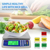 40kg/1g Large Digital Kitchen Scale with Tare Function Price Computing Scale Stainless Steel Counting Scale for Meat Vegetables 4