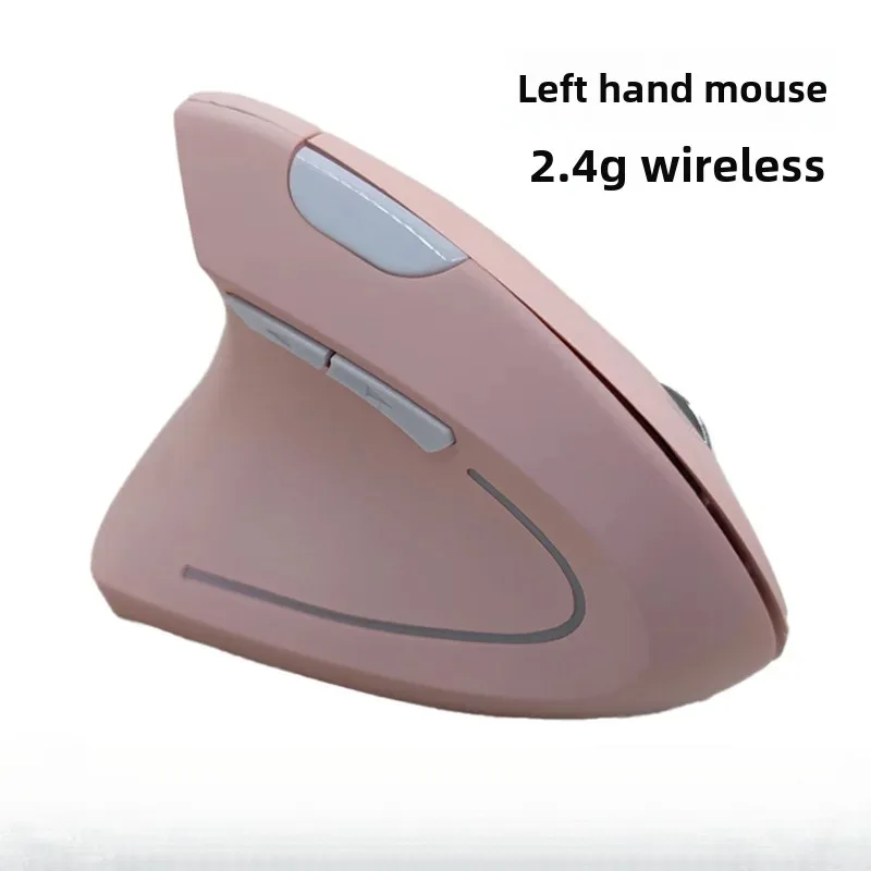 

Left Hand Vertical Wireless Mouse White 5th Generation Raton Inalambrico 2.4g Wireless Mouse