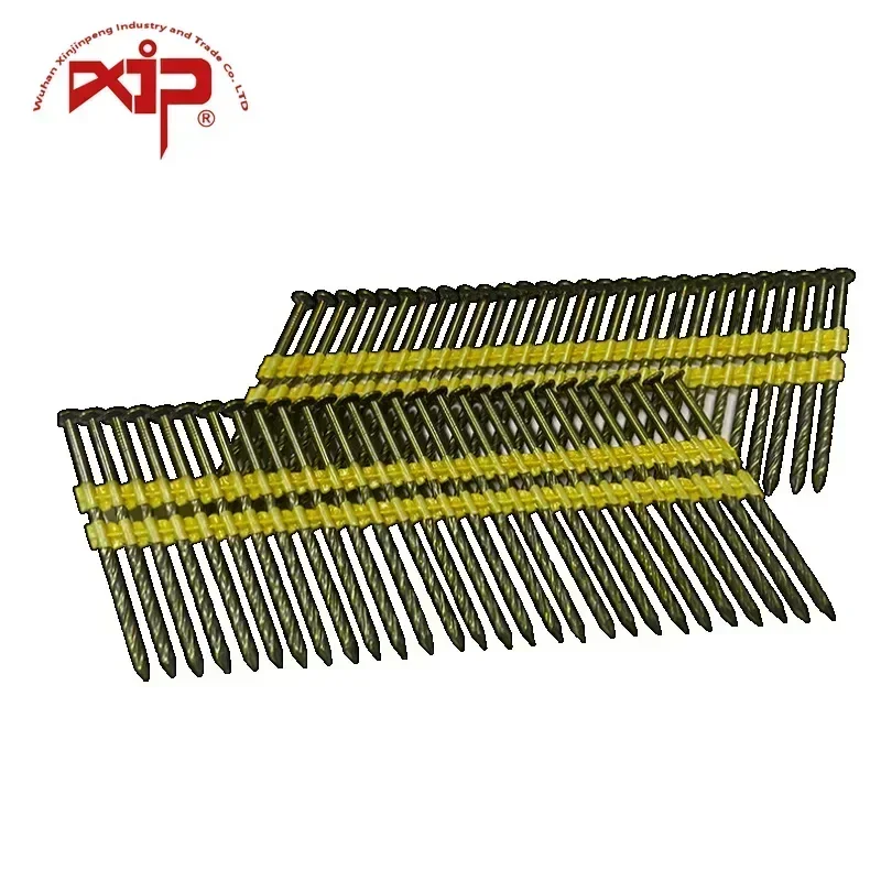 Framing Nails High Hardness Mixed High Hardness 21 Degree Plastic Strip Framing Nails for Construction Industry Uñas Clavo