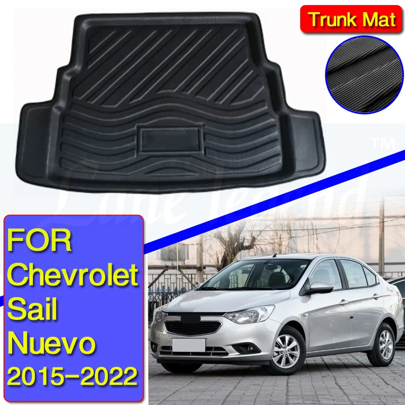 

For Chevrolet Sail Nuevo 2015 - 2022 Tailored Boot Liner Tray Car Rear Trunk Cargo Mat Floor Sheet Carpet Mud Protective Pad