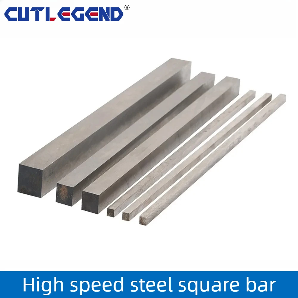 HRC62 4mm-40mm HSS Square Bar  Blank High Speed Steel Lathe Tool Unhardened & Unsharpened Tool Blank 200mm Length Lathe Tools