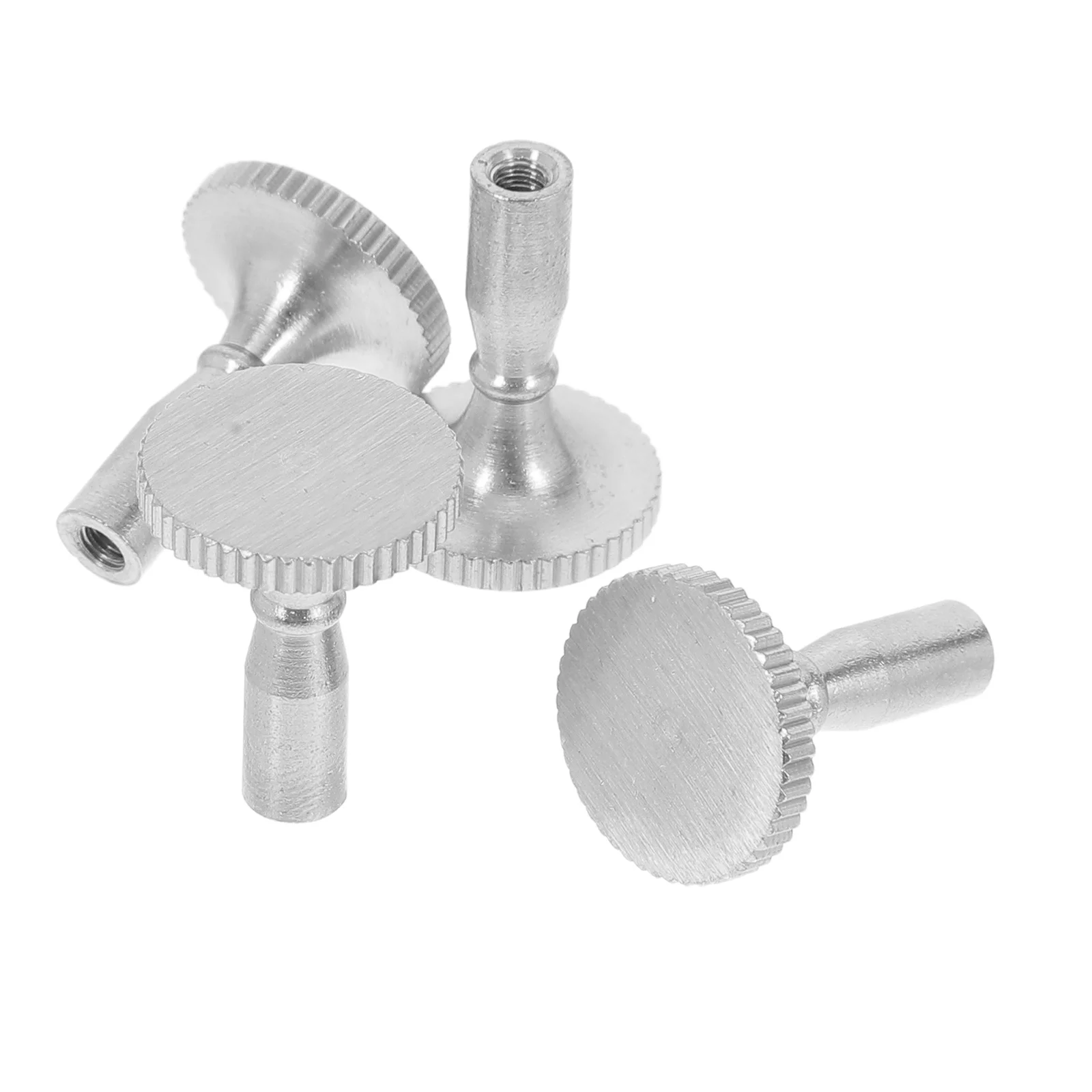 

4Pcs Lamp Switch Knob Replacement Metal Chrome Turn Knobs for Table Wall Chandeliers Lighting Fixture Accessories