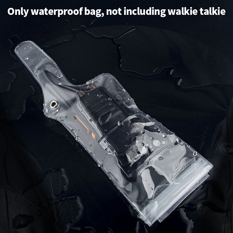 New Waterproof Bag Case Pouch For Walkie Talkie Two-Way Radios Full Protector Cover Holder With Lanyard