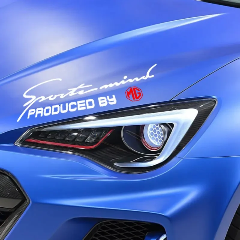 MG ZS HS MG3 MG4 EV MG5 MG6 MG7 GT ZST Headlight Eyebrow 3D Eyelid Sport Styling Hood Sticker