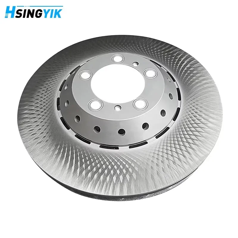 Hsingyik Front Brake Disc Rotor for Porsche Cayenne Hybrid R4 GTS V6 V8 Turbo S OE 9Y0615301AB 390X38MM