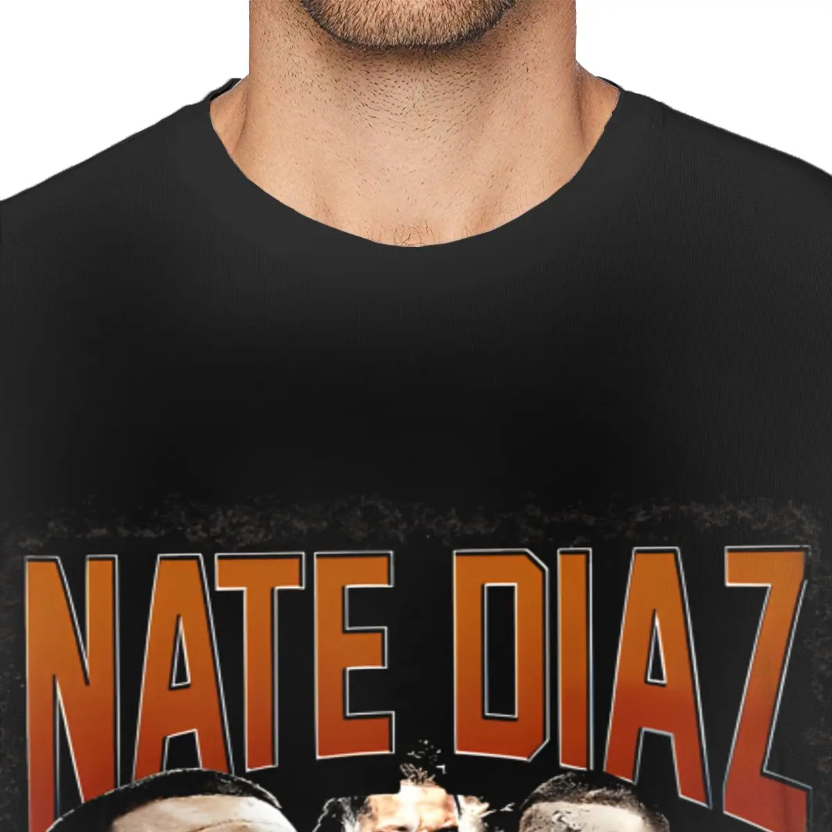 Nate Diaz Diaz Brothers T Shirt Men Pure Cotton Novelty T-Shirt Crewneck Nate Diaz Boxer Tee Shirt Short Sleeve Clothing Gift