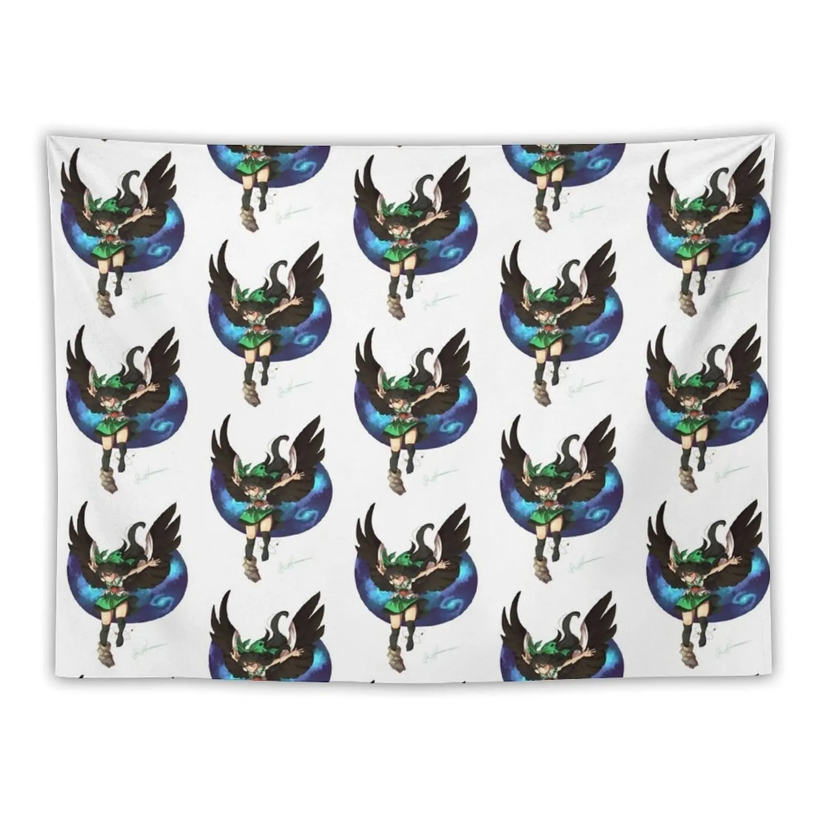 

Utsuho Reiuji Touhou Tapestry Bedroom Decor Kawaii Room Decor Room Decoration Korean Style Tapestry