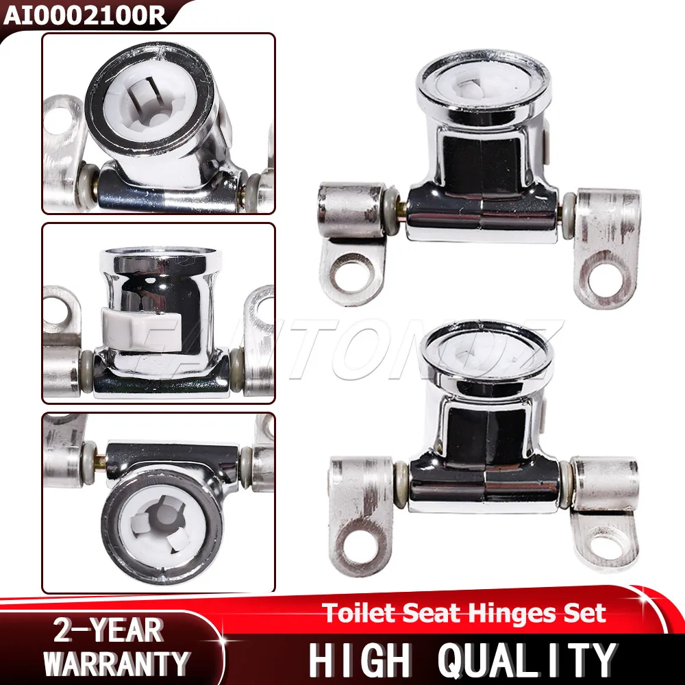 1Pair For Roca Dama Giralda Senso Removable Toilet Seat Hinges Set Left Right Detachable Hinge Set Easy Release AI0002100R