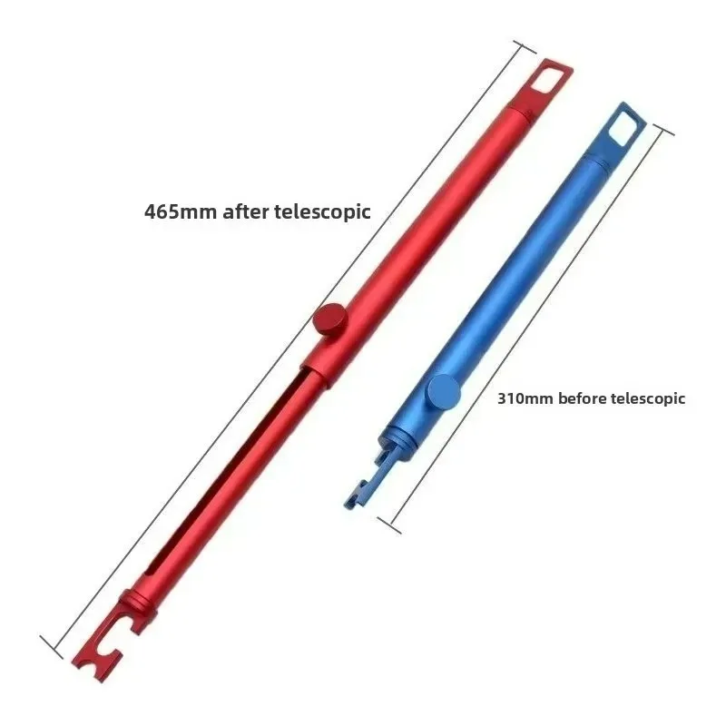 Für einziehbare, verstellbare Stützstange, Türreparatur-Befestigungswerkzeug, Aluminiummaterial, nicht dem, Autohalterung, 31–46 cm