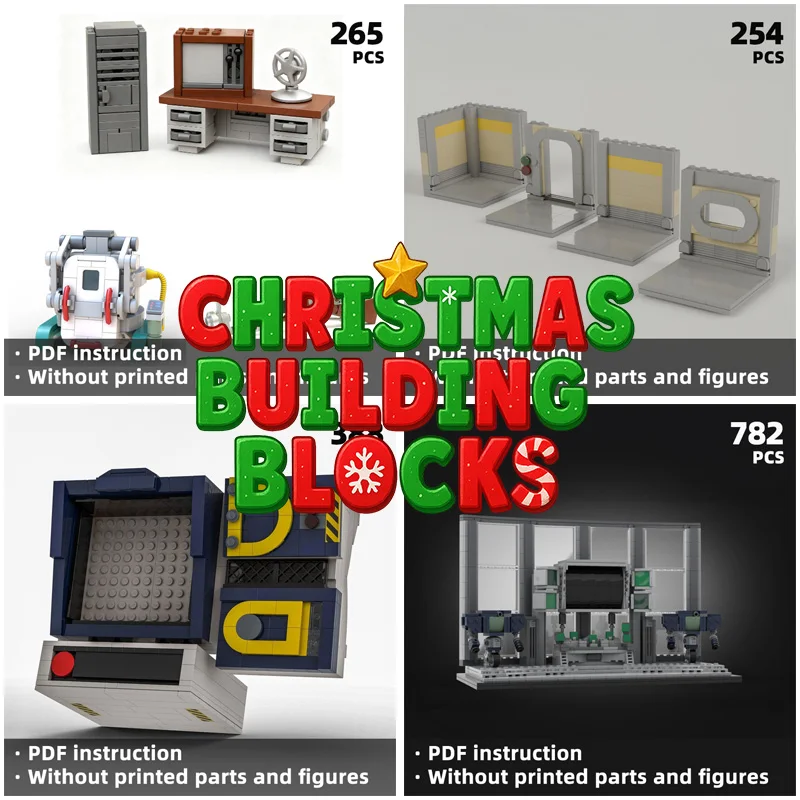 

Фоллоут! Строительные блоки с несколькими художественными аксессуарами — креативные варианты рождественского подарка, идеальный выбор для любителей своими руками.