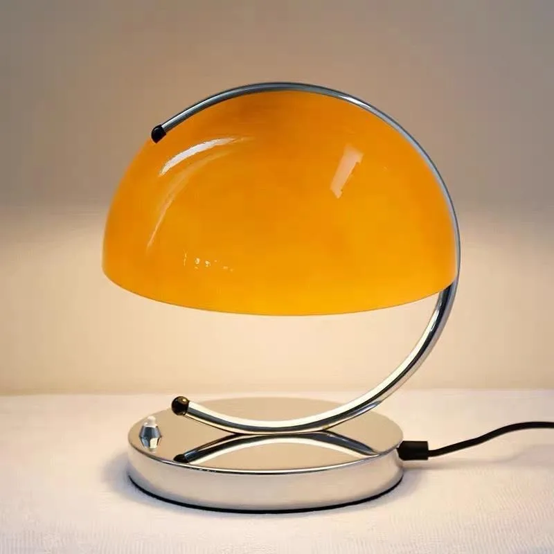 

Винтажная настольная лампа Norchair Moon Bauhaus, небольшая изголовье кровати, креативный интернет-знаменитости, декоративный светильник в стиле ретро