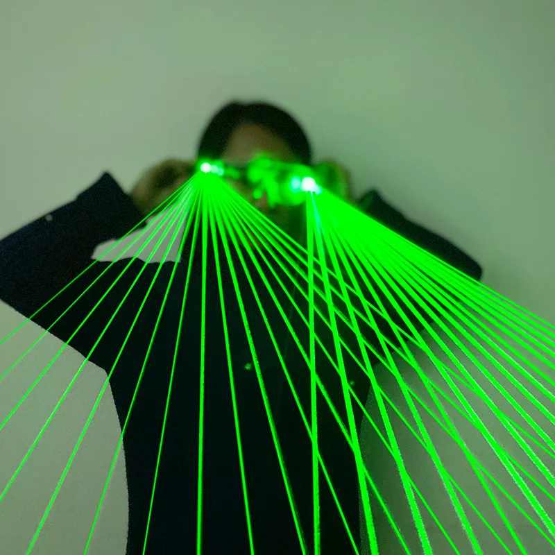 

Laser Glasses Party Club Rave Wear Stage Light Up Costume Atmosphere Stage Performance Accessories Dancer LED Props Women Men