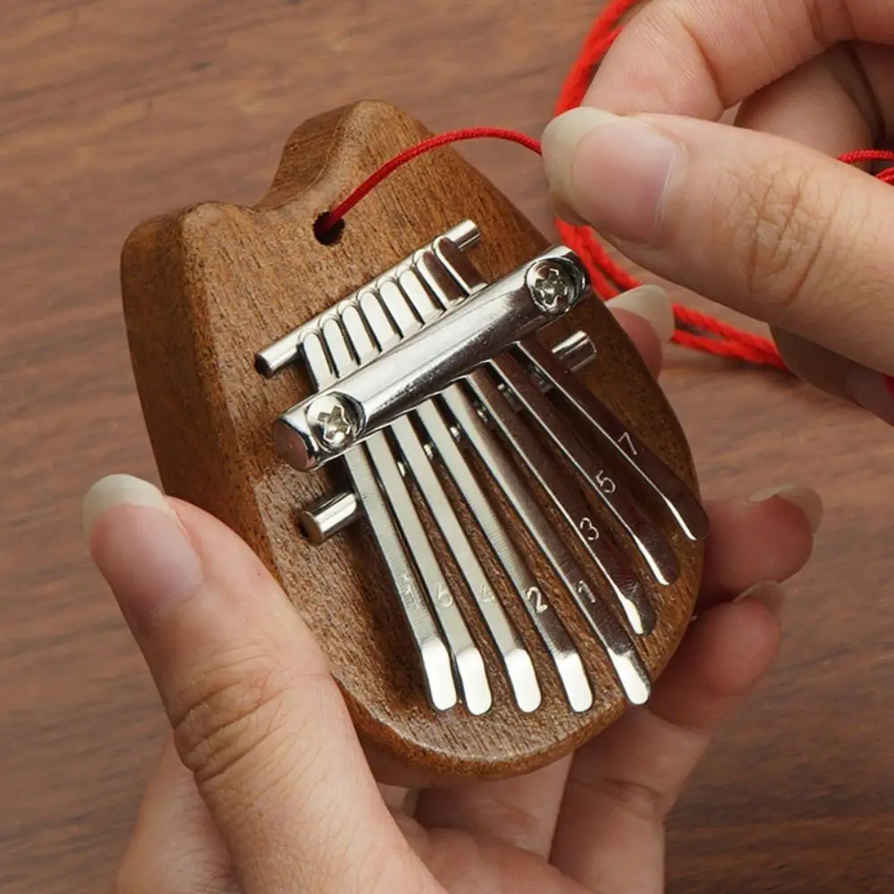 Finger Harp Mini Finger Piano Easy-to-Learn Exquisite Thumb Piano Necklace Marimba Portable Hand Piano Adult