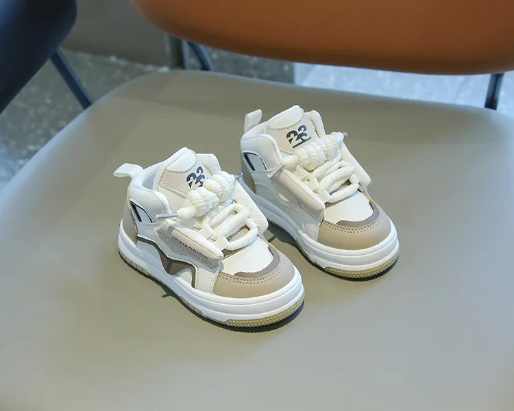2026 Neue Kinder-Sportschuhe für Frühling und Herbst – Trendige High-Top-Freizeitschuhe für Jungen und Mädchen – Modische Dopamin-Laufschuhe – Detail 16