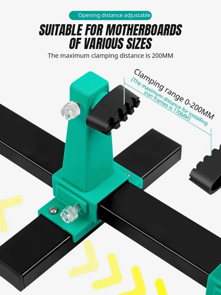 Adjustable MotherBoard PCB Holder 360 ° Rotation Printed Circuit Board Jig Soldering lron Assembly Stand Clamp Repair Tools