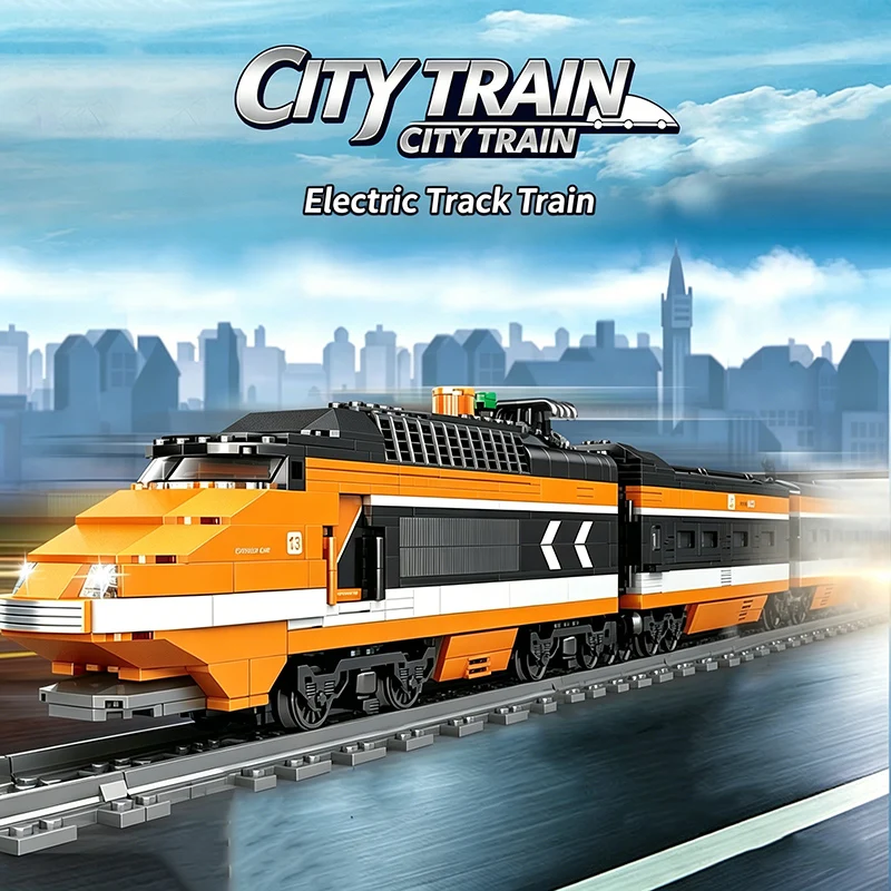 

Технический конструктор «Городской поезд»: высокотехнологичные железнодорожные пути, строительные блоки, поезда метро, сборные кирпичики, игрушки, подарки для детей и взрослых