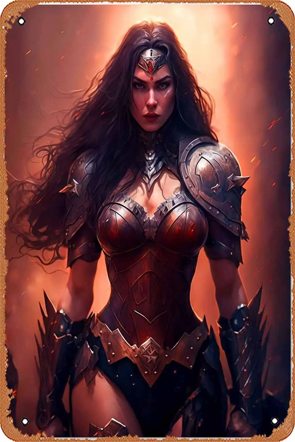 Zuhhgii Wonder Women Movie 5| Funny Tin Sign Vintage Wall Poster Retro Iron Painting Metal Plaque for Bar Cafe Garage Home Gift