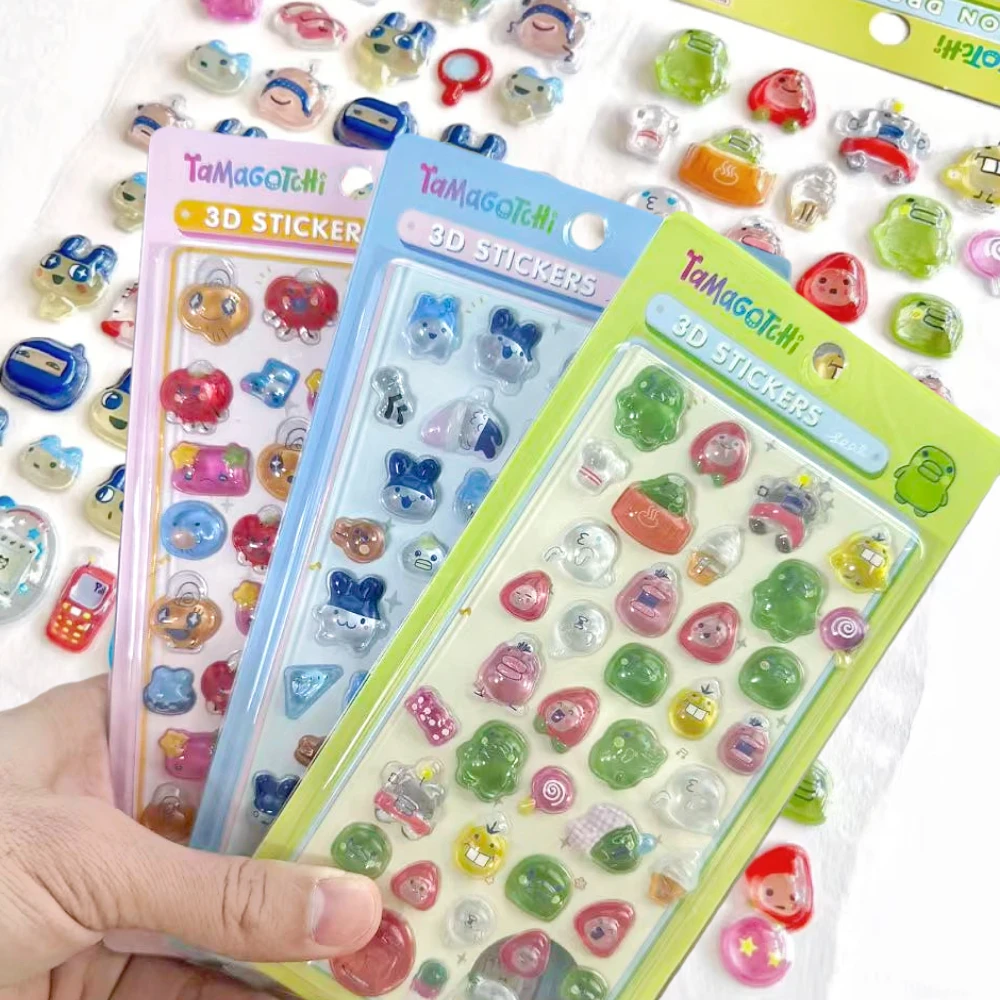 

Cartoon Stickers 3D Phonecase DIY Scrapbook Decal Laptop Seal Stickers Transparent Account Material Party Favors Gifts ステッカー