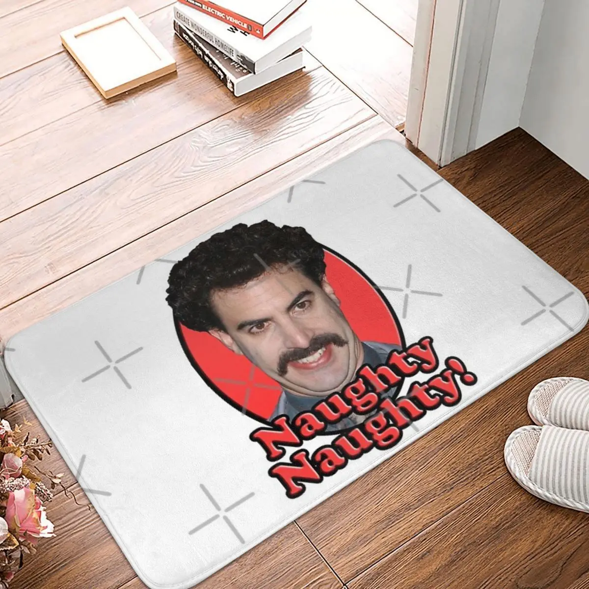 

Borat, Naughty Naughty 40x60cm Carpet Polyester Floor Mats Trendy Living Room Carpets