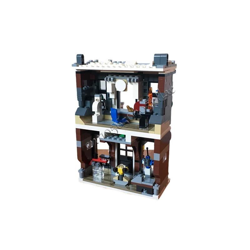 471 Pezzi Negozio di Giocattoli Vintage Main Street 10249 MOC, Blocchi da Costruzione Modulari Personalizzabili, Giocattolo Educativo Fai-da-Te, Regalo per le Festività