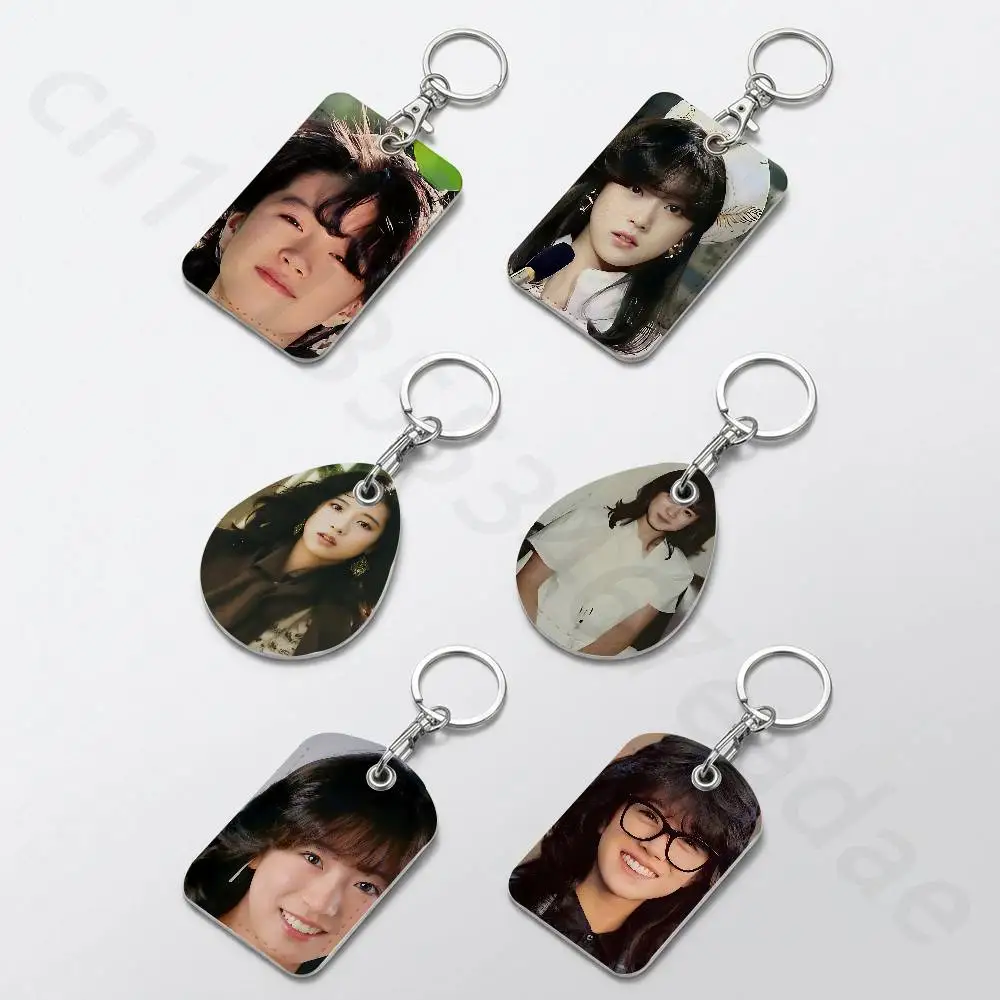 DESIRE A-Akina Nakamori Keychain Card Holder, Badge Credit Card Holder, Student ID Card Holder