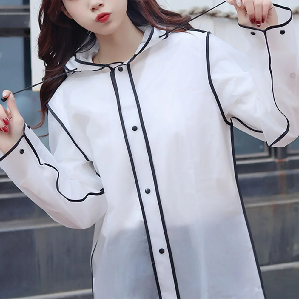 

Fashion Waterproof Adult Raincoat Adjustable Hooded Portable Rain Poncho for Outdoor Travel Climbing Xxl Adult Raincoat