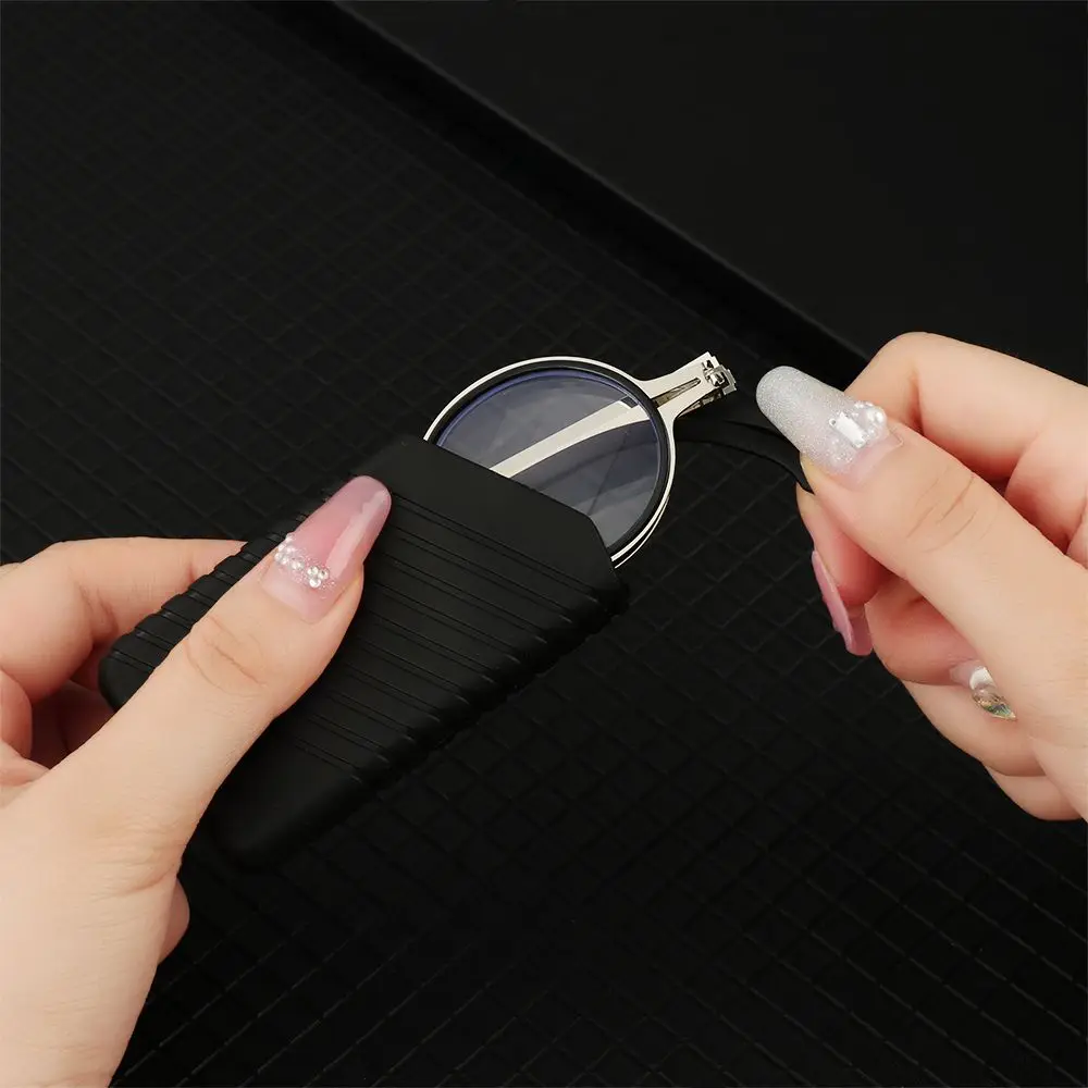 Men Women With Case Eye Protection Folding Reading Glasses Eyeglasses Ultra Light Frame Anti-Blue Light
