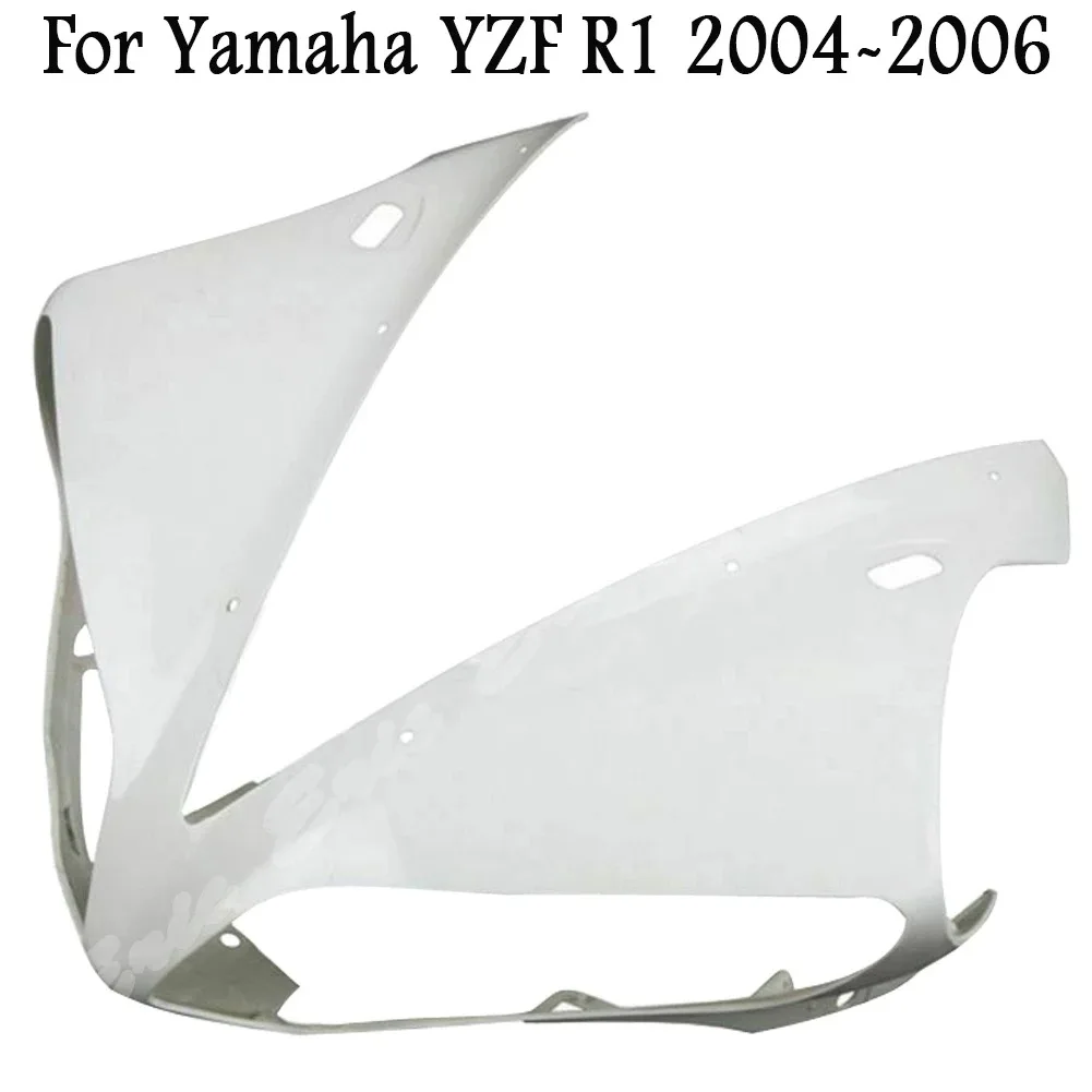 New Motorcycle Unpainted Upper Front Cowl Nose Fairing For Yamaha YZF R1 2004  2005 2006