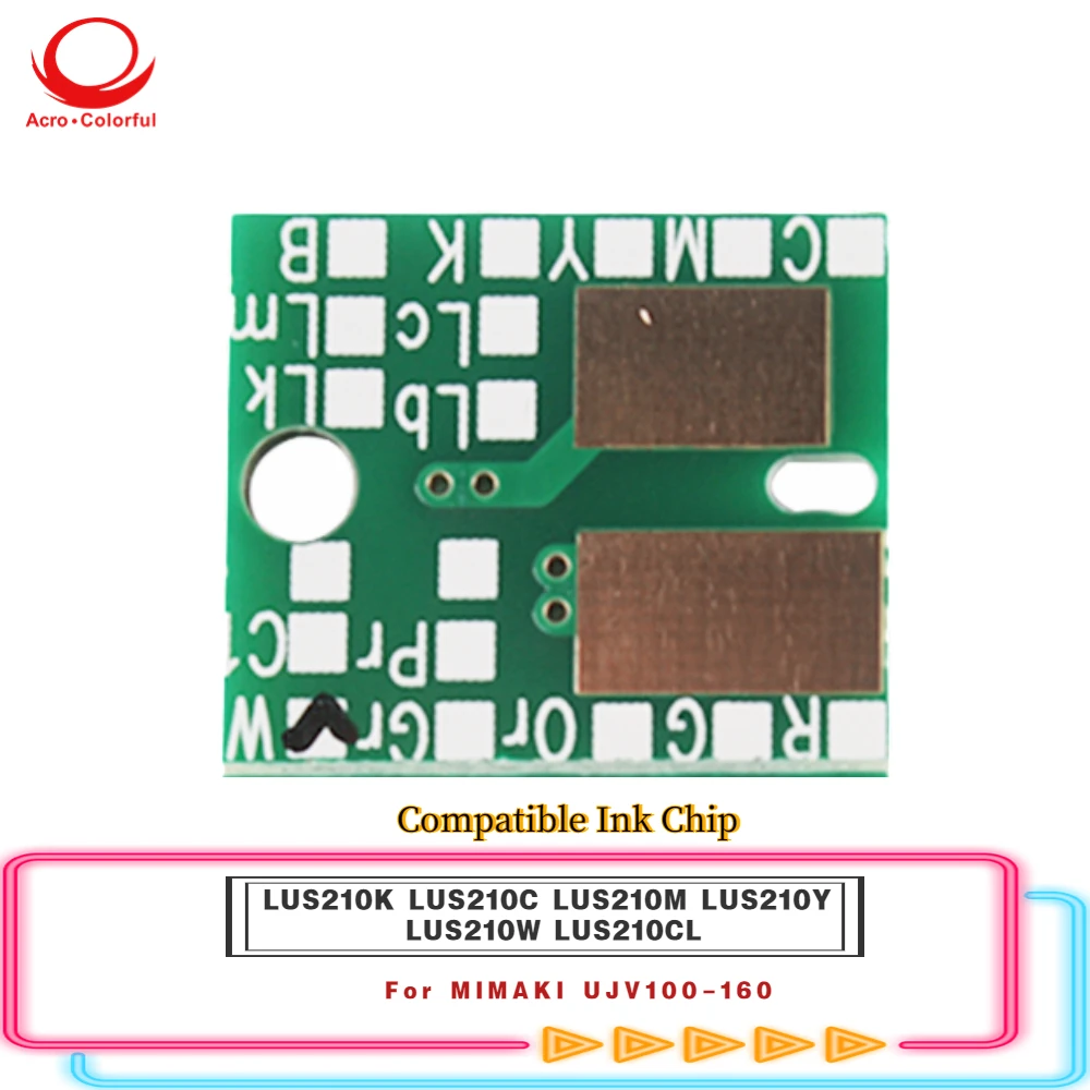 LUS210K LUS210C LUS210M LUS210Y INK CHIP For MIMAKI UJV100-160 Printer Compatible