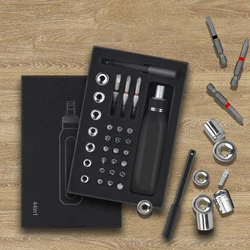 37 In 1 Ratchet Screwdriver Set With Extension Rod Manual Tool For Computer Mobile Phone Home Repair Magnetic Bolt Driver