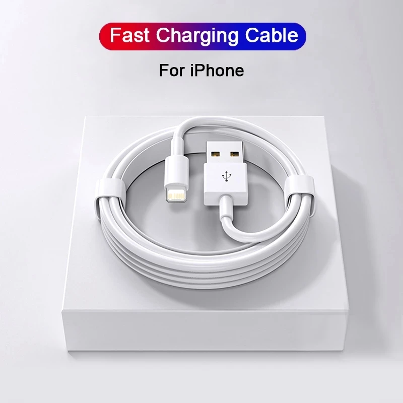 For Apple 20W PD Fast Charge Cable For iPhone 11 13 12 14 Pro Max 8 14 Plus USB Fast Charging Cable Data Cord Phone Accessories