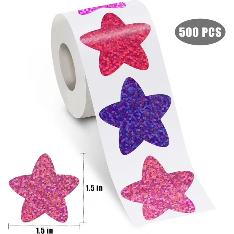 500 peças adesivos 1,5 polegadas adesivos etiquetas autoadesivas