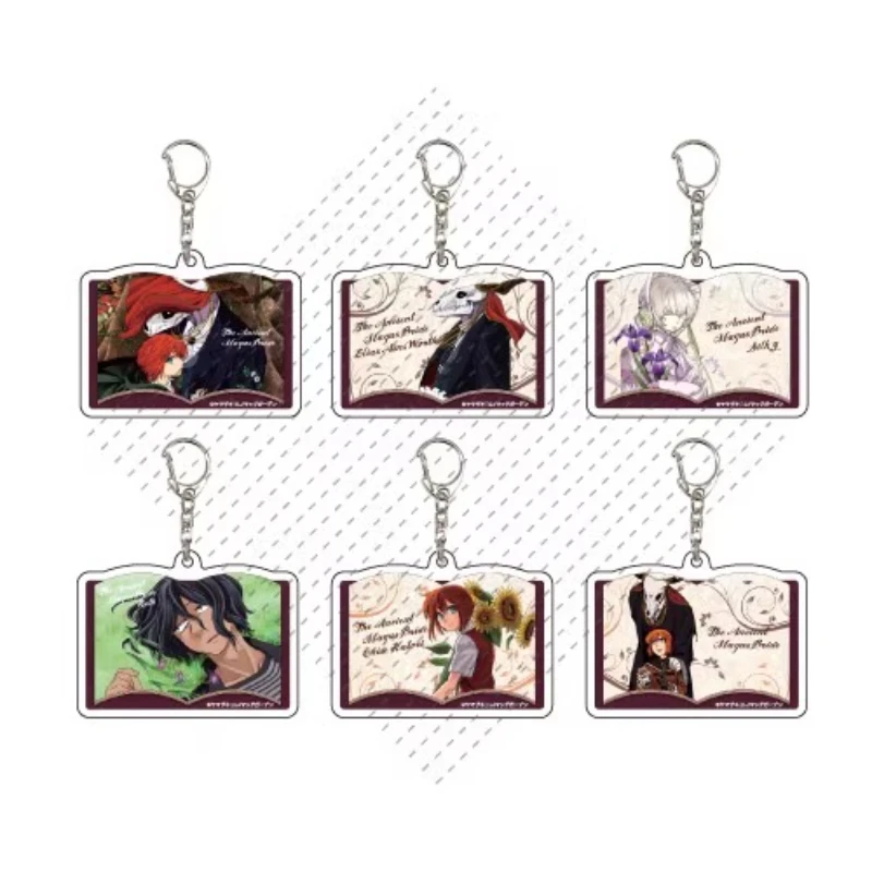 

Game Hatori Chise Elias Ainsworth Eriasu Einzuwasu Keychain Doll Anime Acrylic Keyring Pendant for Gift