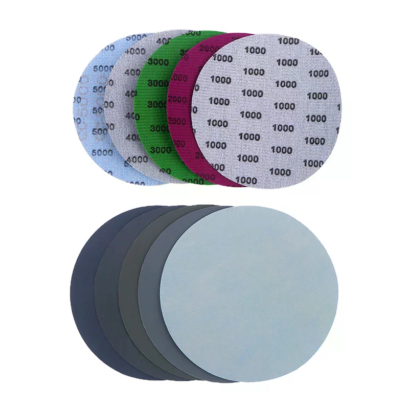 15/25Pcs 5 Inch 1000 2000 3000 4000 5000 Grit Sandpaper Discs Dry Wet Grinding Sanding Discs For Metal Wood Polishing Tools