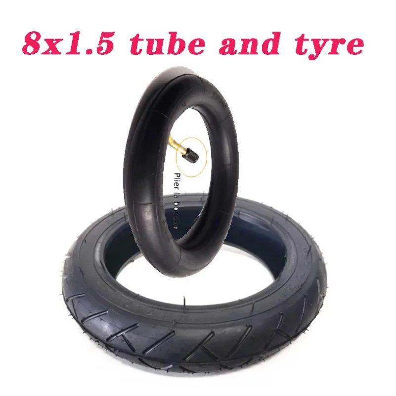 8 inch 8x1.50 Motorized scooter baby stroller tire inner outer tube  8* 1.5 accessories