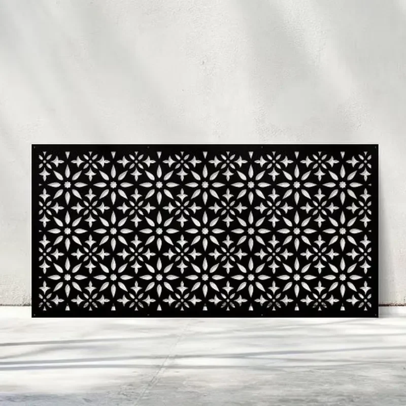 Cut Metal Sheet Decorative Fence Panels Garden Privacy Screen Wall Cladding Factory